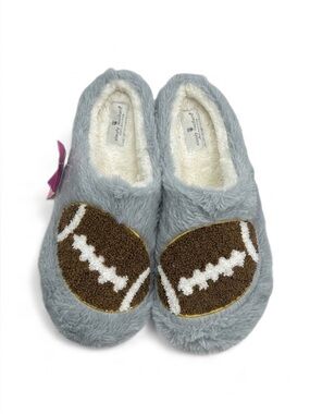 SIMPLY SOUTHERN WOMEN'S FOOTBALL BUNNY SLIPPERS NWT